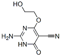 2-氨基-4-(2-羥基乙氧基)-6-氧代-1,6-二氫-5-嘧啶甲腈結(jié)構(gòu)式_126865-37-0結(jié)構(gòu)式