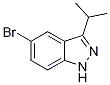 5-Bromo-3-isopropyl-1h-indazoleStructure,1276075-40-1Structure 5-Bromo-3-isopropyl-1h-indazole Structure,1276075-40-1Structure