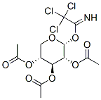 2,3,4-三-O-乙?；?1-O-(2,2,2-三氯亞氨代乙酰)-alpha-D-甘油-吡喃戊糖結(jié)構(gòu)式_128376-91-0結(jié)構(gòu)式