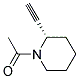 (s)-1-乙?；?2-乙炔哌啶結(jié)構(gòu)式_128960-04-3結(jié)構(gòu)式