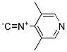 (9CI)-4-異氰基-3,5-二甲基-吡啶結(jié)構(gòu)式_130670-82-5結(jié)構(gòu)式
