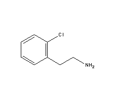 2-氯苯乙胺結構式_13078-80-3結構式