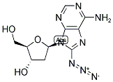 8-Azido-2-deoxyadenosineStructure,131265-35-5Structure 8-Azido-2-deoxyadenosine Structure,131265-35-5Structure