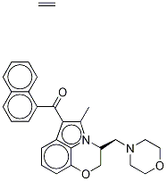 (2,3-Dihydro-5-methyl-3-((4-morpholinyl)methyl)pyrrolo-(1,2,3-de)-1,4-benzoxazin-6-yl)(1-naphthalenyl)methanone monomethanesulfonateStructure,131543-22-1Structure (2,3-Dihydro-5-methyl-3-((4-morpholinyl)methyl)pyrrolo-(1,2,3-de)-1,4-benzoxazin-6-yl)(1-naphthalenyl)methanone monomethanesulfonate Structure,131543-22-1Structure