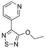 (9CI)-3-(4-乙氧基-1,2,5-噻二唑-3-基)-吡啶結(jié)構(gòu)式_131987-62-7結(jié)構(gòu)式
