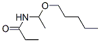 N-[1-(戊基氧基)乙基]-丙酰胺結(jié)構(gòu)式_133492-61-2結(jié)構(gòu)式
