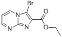 3-Bromo-imidazo[1,2-a]pyrimidine-2-carboxylic acid ethyl ester Structure,134044-63-6Structure