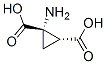 反式-(9ci)-1-氨基-1,2-環(huán)丙烷二羧酸結(jié)構(gòu)式_134098-41-2結(jié)構(gòu)式