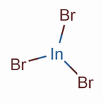 Indium(iii) bromide Structure,13465-09-3Structure