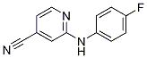 2-(4-氟苯基氨基)異煙腈結(jié)構(gòu)式_137225-11-7結(jié)構(gòu)式