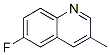 (9CI)-6-氟-3-甲基喹啉結構式_137595-46-1結構式