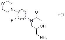 N-[(2S)-3-氨基-2-羥基丙基]-N-[3-氟-4-(4-嗎啉)苯基]乙酰胺鹽酸鹽結構式_1391068-25-9結構式