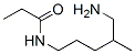 N-(5-氨基-4-甲基戊基)-丙酰胺結(jié)構(gòu)式_139423-37-3結(jié)構(gòu)式