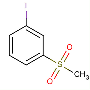 1-碘-3-(甲基磺酰基)苯結(jié)構(gòu)式_139769-20-3結(jié)構(gòu)式