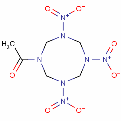 1-乙酰基八氫-3,5,7-三硝基-1,3,5,7-四氮雜環(huán)辛四烯結(jié)構(gòu)式_13980-00-2結(jié)構(gòu)式