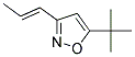 (e)-(9ci)-5-(1,1-二甲基乙基)-3-(1-丙烯基)-異噁唑結構式_141853-78-3結構式