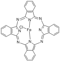 Chloro(phthalocyaninato)iron(III)Structure,14285-56-4Structure Chloro(phthalocyaninato)iron(III) Structure,14285-56-4Structure