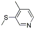 (9CI)-4-甲基-3-(甲基硫代)-吡啶結(jié)構(gòu)式_142918-39-6結(jié)構(gòu)式
