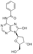 N6-苯甲?；?2’-脫氧-8-氧代腺苷酸結(jié)構(gòu)式_142948-08-1結(jié)構(gòu)式