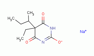 仲丁巴比妥鈉結(jié)構(gòu)式_143-81-7結(jié)構(gòu)式
