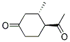 反式-(9ci)-4-乙酰基-3-甲基-環(huán)己酮結(jié)構(gòu)式_143392-15-8結(jié)構(gòu)式