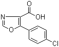 5-(4-Chlorophenyl)oxazole-4-carboxylic acidStructure,143659-14-7Structure 5-(4-Chlorophenyl)oxazole-4-carboxylic acid Structure,143659-14-7Structure