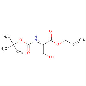 N-t-Boc-L-絲氨酸烯丙酯結(jié)構(gòu)式_143966-57-8結(jié)構(gòu)式