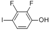 2,3-二氟-4-碘苯酚結(jié)構(gòu)式_144292-40-0結(jié)構(gòu)式