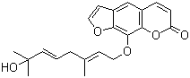 8-(7-羥基-3,7-二甲基-2,5-辛二烯氧基)補骨脂素結(jié)構(gòu)式_144398-34-5結(jié)構(gòu)式