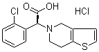 (S)-2-(2-chlorophenyl)-2-(6,7-dihydrothieno[3,2-c]pyridin-5(4h)-yl)aceticacidhydrochloride Structure,144750-42-5Structure