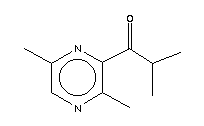 (9ci)-1-(3,6-二甲基吡嗪)-2-甲基-1-丙酮結(jié)構(gòu)式_145984-66-3結(jié)構(gòu)式
