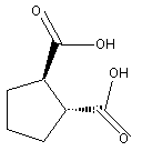 1,2-環(huán)戊烷二甲酸結(jié)構(gòu)式_1461-97-8結(jié)構(gòu)式