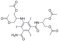 N,N-雙[2-(乙?；趸?-1-[(乙?；趸?甲基]乙基]-5-氨基-2,4,6-三碘-1,3-苯二羧酰胺結(jié)構(gòu)式_148051-08-5結(jié)構(gòu)式