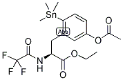 5-(乙?；趸?-n-三氟乙?；?2-三甲基錫-L-苯基丙氨酸乙酯結(jié)構(gòu)式_148613-10-9結(jié)構(gòu)式