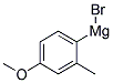 4-Methoxy-2-methylphenylmagnesium bromide solutionStructure,148706-30-3Structure 4-Methoxy-2-methylphenylmagnesium bromide solution Structure,148706-30-3Structure