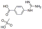 4-Guanidinobenzoic acid methanesulfonateStructure,148720-07-4Structure 4-Guanidinobenzoic acid methanesulfonate Structure,148720-07-4Structure