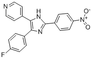 Pyridine, 4-[4-(4-fluorophenyl)-2-(4-nitrophenyl)-1H-imidazol-5-yl]- Structure,152121-53-4Structure