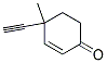 (9ci)-4-乙炔-4-甲基-2-環(huán)己烯-1-酮結構式_152428-87-0結構式