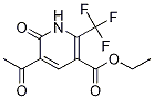 5-乙?；?6-氧代-2-(三氟甲基)-1,6-二氫吡啶-3-羧酸乙酯結(jié)構(gòu)式_154020-54-9結(jié)構(gòu)式