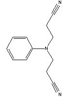 N,N-Bis(cyanoethyl)aniline Structure,1555-66-4Structure