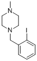 1-(2-碘芐基)-4-甲基哌嗪結(jié)構(gòu)式_156333-97-0結(jié)構(gòu)式