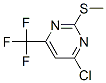4-Chloro-2-(methylthio)-6-(trifluoromethyl)pyrimidine Structure,16097-63-5Structure