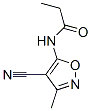 N-(4-氰基-3-甲基-5-異噁唑基)-丙酰胺結(jié)構(gòu)式_162702-89-8結(jié)構(gòu)式