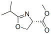 4-Oxazolecarboxylicacid,4,5-dihydro-2-(1-methylethyl)-,methylester,(4s)-(9ci)Structure,162739-76-6Structure 4-Oxazolecarboxylicacid,4,5-dihydro-2-(1-methylethyl)-,methylester,(4s)-(9ci) Structure,162739-76-6Structure