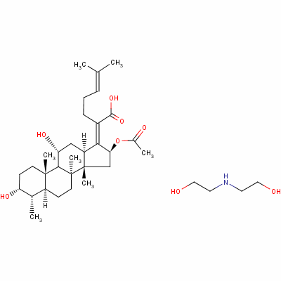 Diethanolamine fusidateStructure,16391-75-6Structure Diethanolamine fusidate Structure,16391-75-6Structure