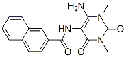 2-Naphthalenecarboxamide, n-(6-amino-1,2,3,4-tetrahydro-1,3-dimethyl-2,4-dioxo-5-pyrimidinyl)-Structure,166115-76-0Structure 2-Naphthalenecarboxamide, n-(6-amino-1,2,3,4-tetrahydro-1,3-dimethyl-2,4-dioxo-5-pyrimidinyl)- Structure,166115-76-0Structure
