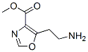 4-Oxazolecarboxylicacid,5-(2-aminoethyl)-,methylester(9ci)Structure,166950-00-1Structure 4-Oxazolecarboxylicacid,5-(2-aminoethyl)-,methylester(9ci) Structure,166950-00-1Structure
