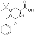 (S)-2-(Benzyloxycarbonylamino)-3-tert-butoxypropanoic acid Structure,1676-75-1Structure