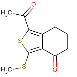 1-乙?；?3-(甲基硫代)-6,7-二氫苯并[c]噻吩-4(5H)-酮結(jié)構(gòu)式_168279-51-4結(jié)構(gòu)式