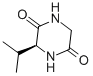 (S)-3-異丙基-2,5-哌嗪二酮結構式_16944-60-8結構式